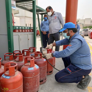 several-lpg-cylinder-filling-workers-white-gays-wi